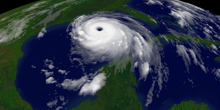 In the eye of the storm, we find atmospheric waves