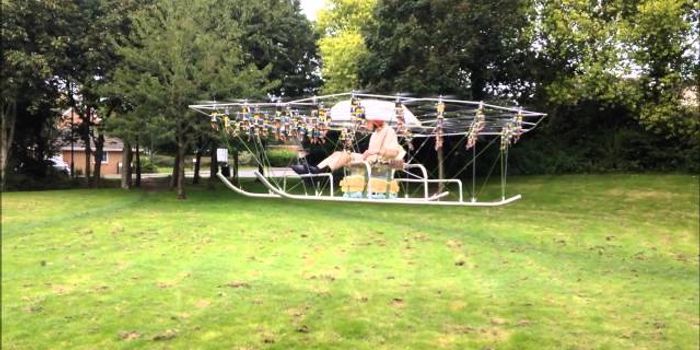 Check Out This Home-Made 54-Propeller Super Drone