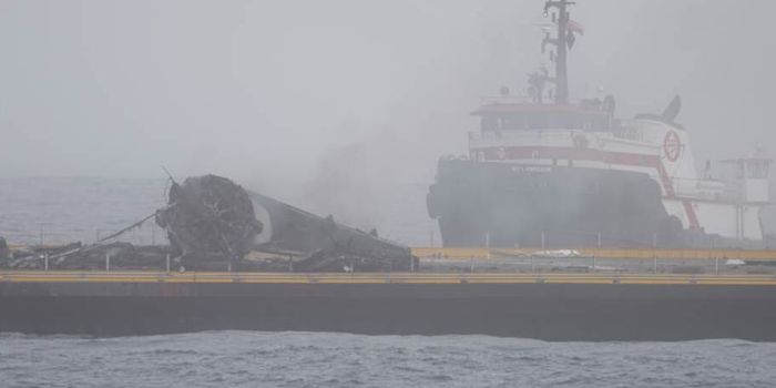 SpaceX Didn't Quite Stick the Rocket-on-Ship Landing on Sunday