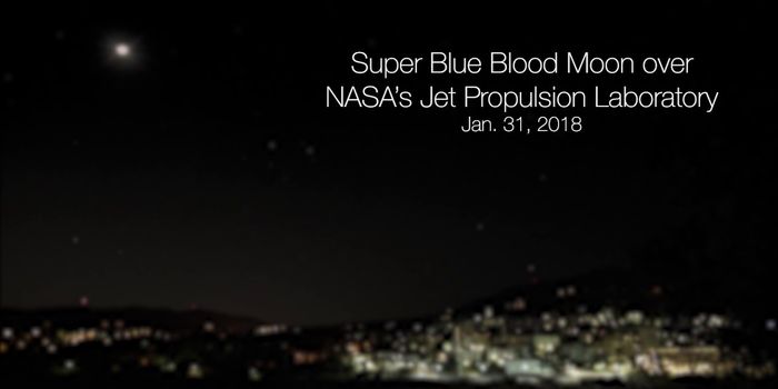 Here's What the Super Blue Blood Moon Looked Like Over JPL