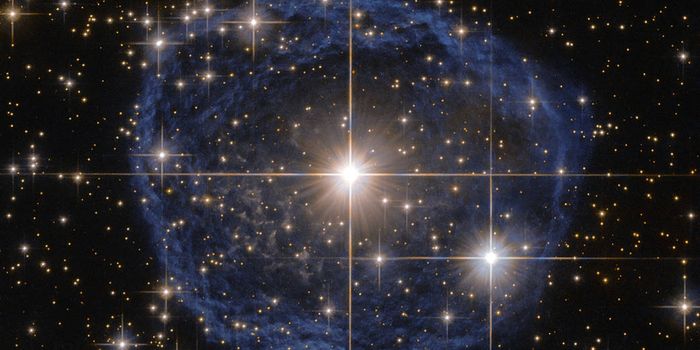 NASA Shares Blue Space Bubble Taken With Hubble Space Telescope