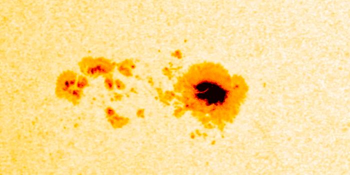 A Massive Sunspot Cluster Just Rotated Into Earth's Direction