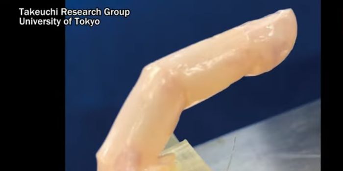 Self-Healing, Synthetic Skin is Grown Directly on a Robotic Finger
