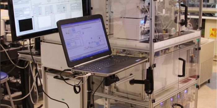 On-Demand Drug Production From a Fridge-Sized Machine