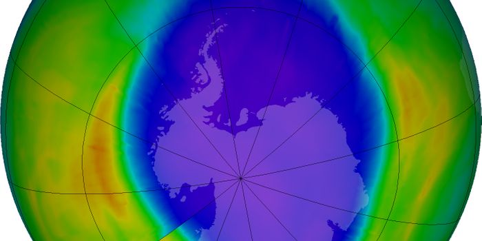 The hole in the ozone keeps getting smaller