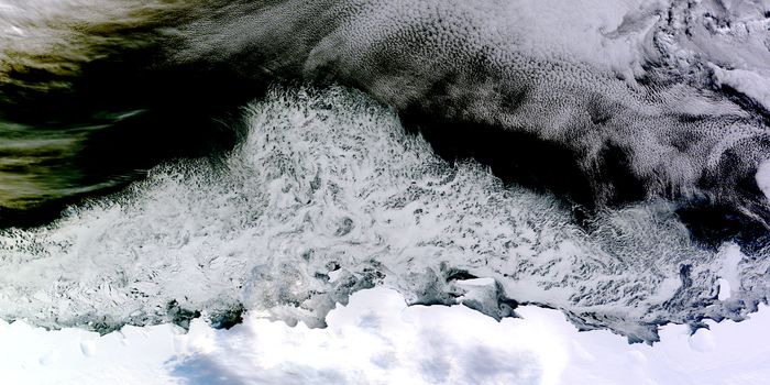Sea Ice Off East Antarctica's Princess Astrid Coast
