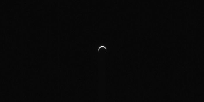 Psyche Captures Rare Crescent Mars Image Ahead of Flyby