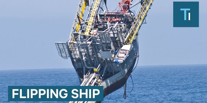 Meet the Ship That Flips 90º to Study the Ocean
