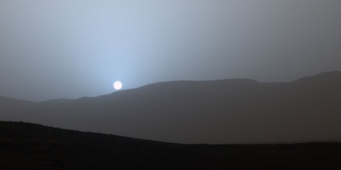 Mars Might Be a Red Planet, But its Sunset Color Might Surprise You
