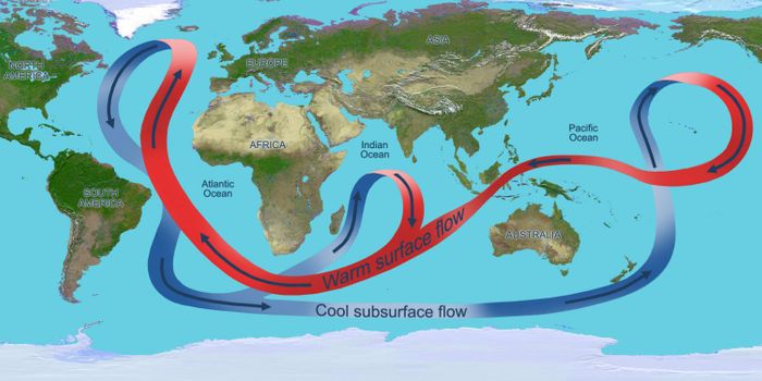 How are ocean currents and rainfall connected?