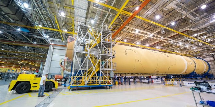 NASA Assembles Final Sections of SLS Rocket Stage