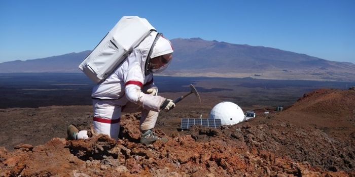 Scientists emerge after 1 year in Mars simulation dome