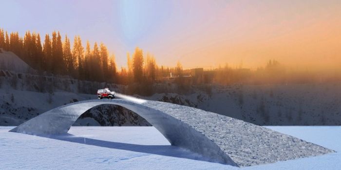 Students Are Building A Da Vinci-Designed Bridge Out of Ice