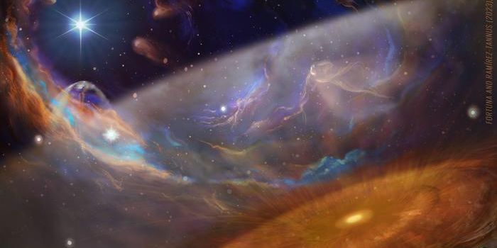 Discovery of Planet-Building Materials in Hostile Cosmic Environments