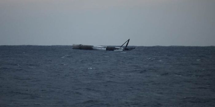 Falcon 9 Rocket Survives a Hard Landing in the Atlantic Ocean