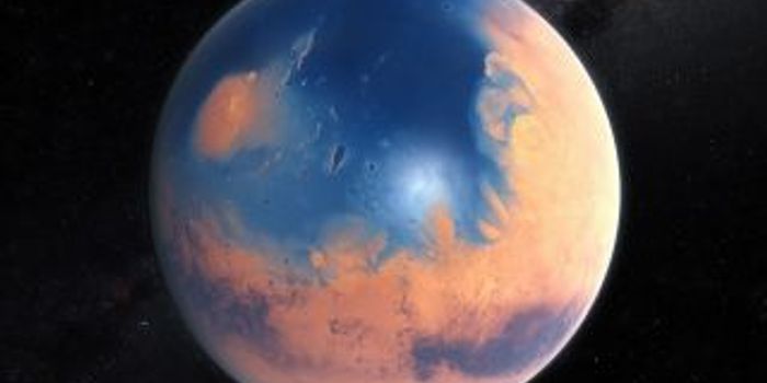 Ancient Mars volcanism created rare mineral