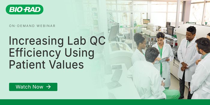 Increasing Lab QC Efficiency Using Patient Values