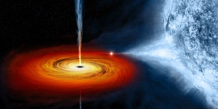 Star Remains Coughed Up by Black Hole