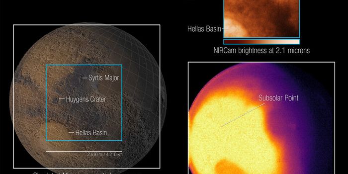 James Webb Space Telescope Looks at the Red Planet