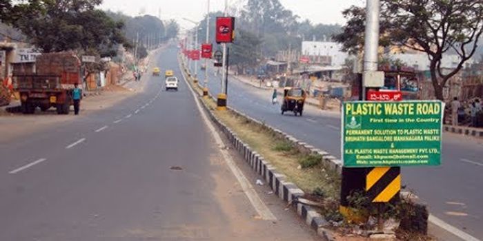 Plastic roads beneath your feet
