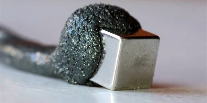 This Creepy Magnetic Goop Swallows the Things in its Path