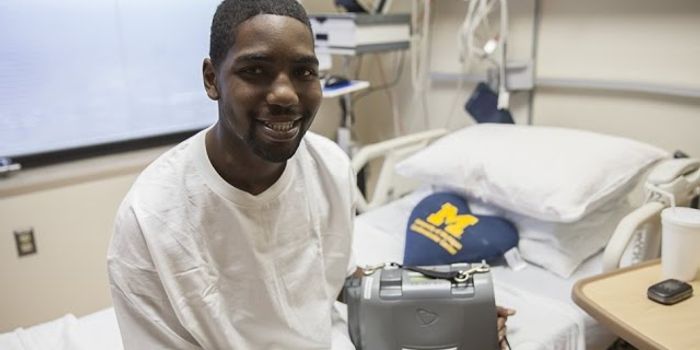 University of Michigan total artificial heart patient goes home