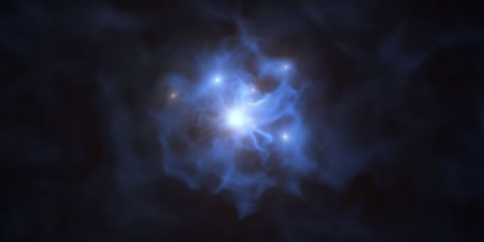 Astronomers Observe a Supermassive Black Hole Surrounded by Galaxies