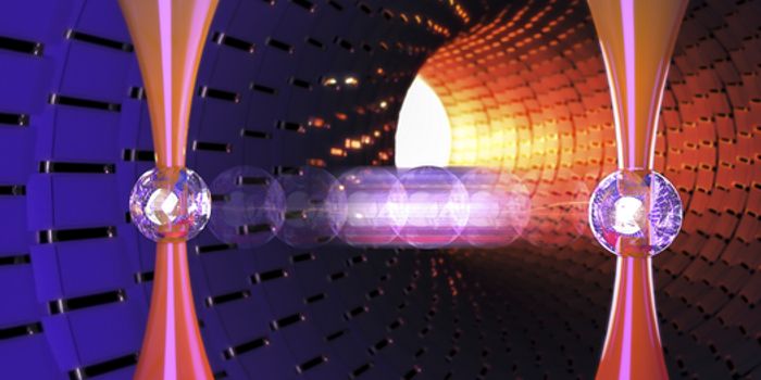 Free-Flying Atoms Can Be Tossed Around Using Light