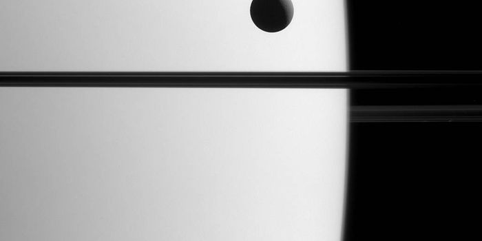 NASA's Cassini Spacecraft Delivers Incredible Photograph of Saturn and Dione