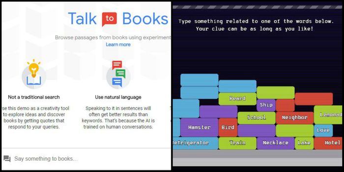 Talk to Books and Play Word Tetris With Google