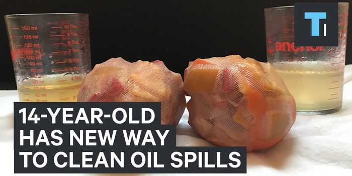 Oil Spills Are a Problem, And This 14-Year-Old Might Have a Solution