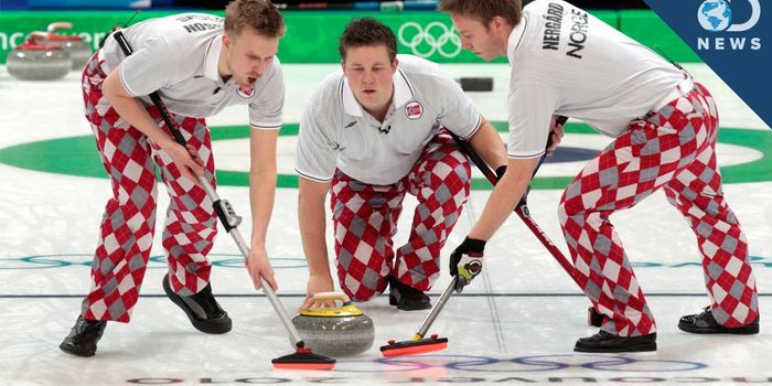 Curling and physics in the Olympics
