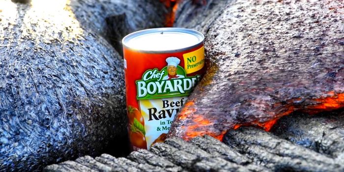 Watch This Ravioli Can Become Engulfed By Lava