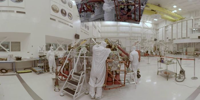Watch NASA Prepare Parts of the Mars 2020 Rover in 360º