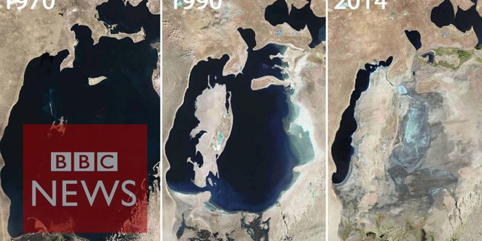 In only 40 years, an entire sea was destroyed.