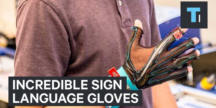 These Gloves Translate Sign Language into Text and Speech