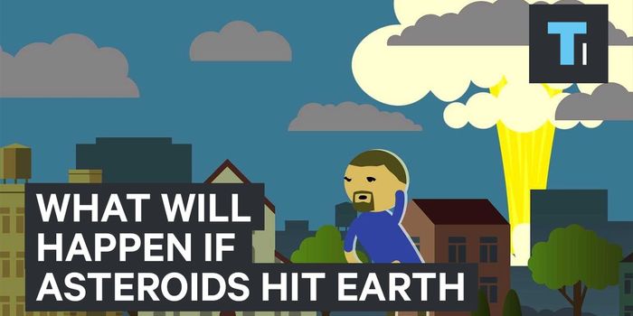 Asteroid Collision: Size Really Does Matter