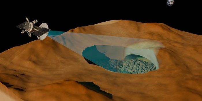 Radar Reveals Hidden Lava Tube Beneath Venus Surface