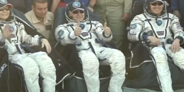 Peggy Whitson Returns Home From the ISS with Two Other Crew Members