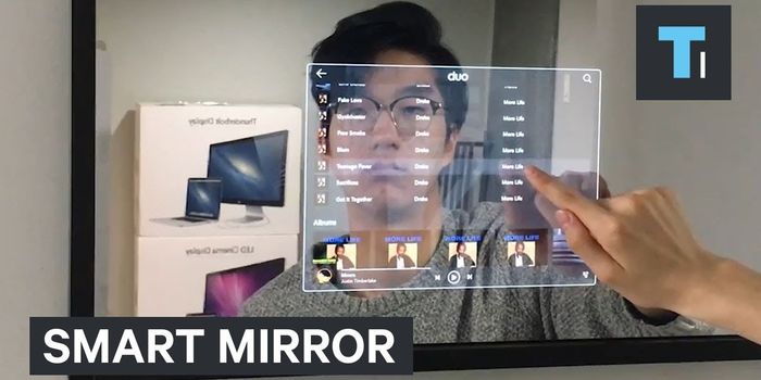 This Mirror Has a Touch Screen Computer Hidden Inside