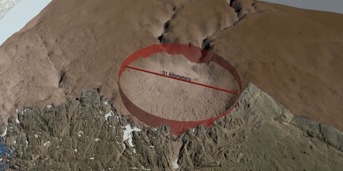 This Massive Impact Crater Was Hiding Underneath Greenland's Ice