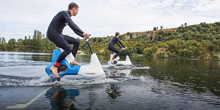 Watch: Biking on Water is Here