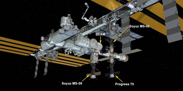 International Space Station Crew Repairs Small Air Leak