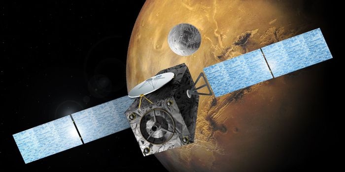 ESA's ExoMars Trace Gas Orbiter Makes Rocket Maneuver