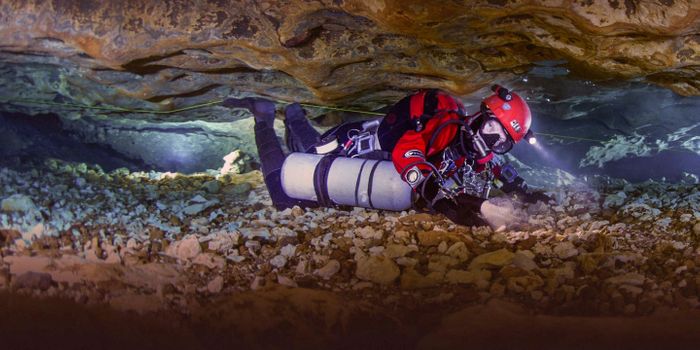 Cave diving thrills