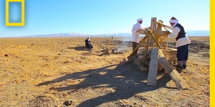 Finding water tunnels beneath Iran's desert