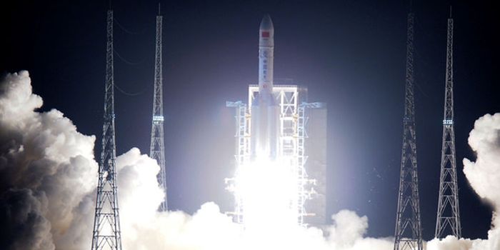 China's Heavy-Lifting Long March 5 Rocket Launches for the First Time