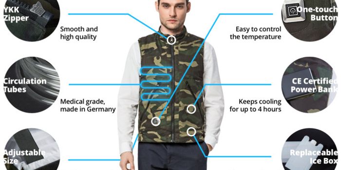 InstantCool Vest Chills You in the Summer