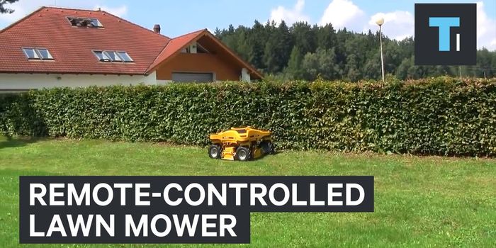 Meet The Remote-Controlled Lawn Mower You Wish You Had
