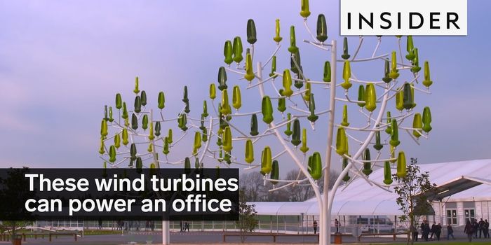 Beautiful Aeroleaf Wind Turbines Use Tree-Based Design